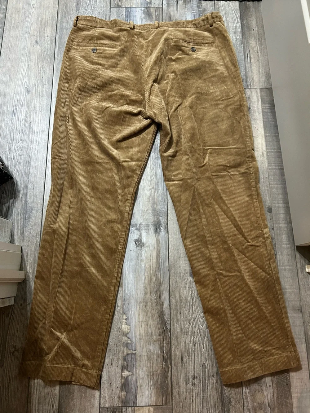 Brooks Brothers Milano Men's Corduroy Pants in Camel Brown tan